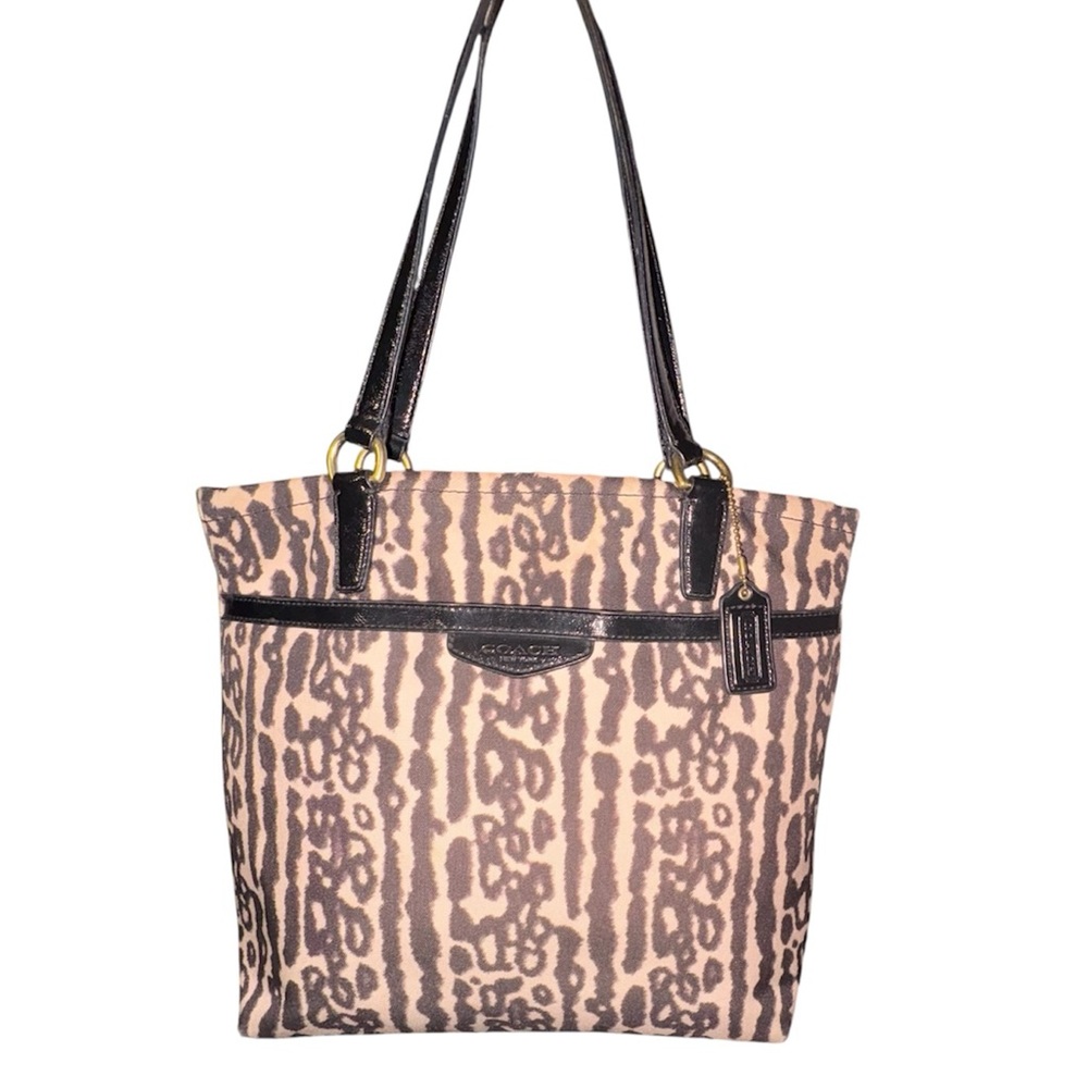 Coach Ocelot Leopard Print Tote